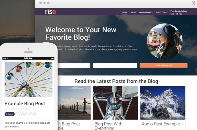 THRIVE THEMES RISE WORDPRESS THEME